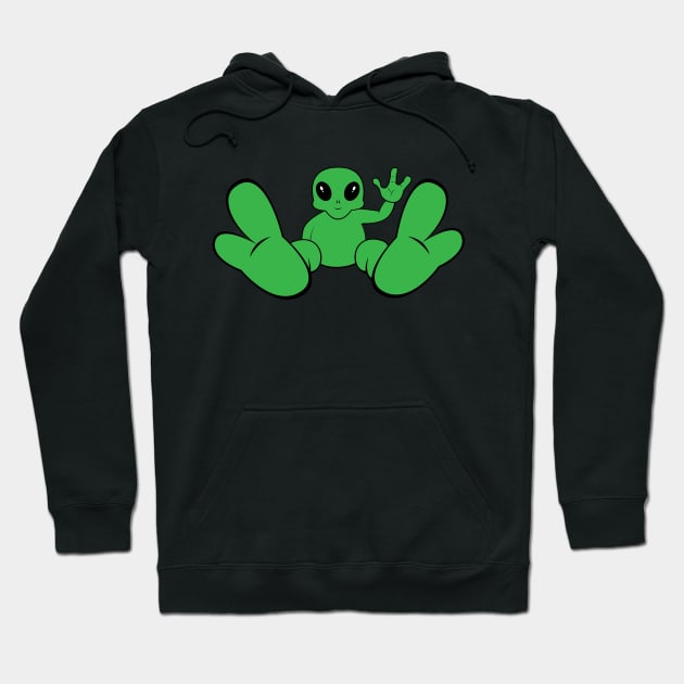 BABY ALIEN Hoodie by BESTMOM